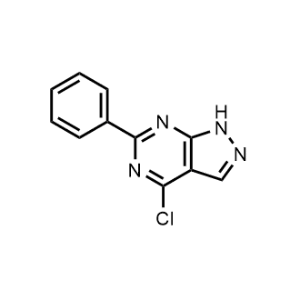 4-Chloro-6-phenyl-1H-pyrazolo[3,4-d]pyrimidine|CS-0650885