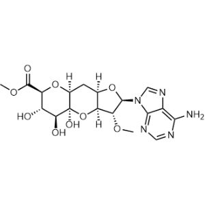 Methyl (2R,3R,3aS,4aS,5S,6S,7S,8aS,9aR)-2-(6-amino-9H-purin-9-yl)-4a,5,6-trihydroxy-3-methoxydecahydrofuro[3,2-b]pyrano[2,3-e]pyran-7-carboxylate|CS-0650952
