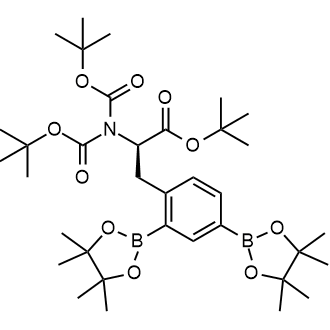 N,N-Bis[(1,1-dimethylethoxy)carbonyl]-2,4-bis(4,4,5,5-tetramethyl-1,3,2-dioxaborolan-2-yl)-D-phenylalanine 1,1-dimethylethyl ester|CS-0650975