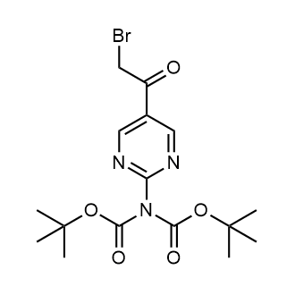 Di-tert-butyl (5-(2-bromoacetyl)pyrimidin-2-yl)iminodicarbonate|CS-0651040