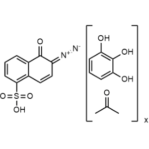 Pyrogallol-acetone copolymer 1,2-naphthoquinonediazide-5-sulfonate|CS-0651096
