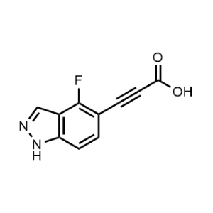 3-(4-Fluoro-1H-indazol-5-yl)propiolic acid|CS-0651257