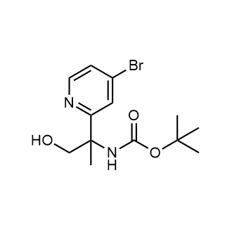 tert-Butyl (2-(4-bromopyridin-2-yl)-1-hydroxypropan-2-yl)carbamate|CS-0651308