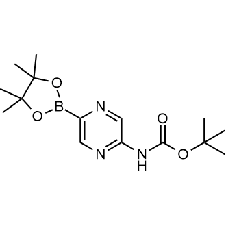 tert-Butyl (5-(4,4,5,5-tetramethyl-1,3,2-dioxaborolan-2-yl)pyrazin-2-yl)carbamate|CS-0651316