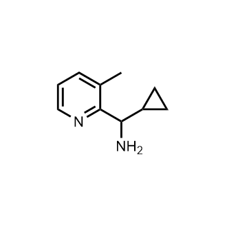 Cyclopropyl(3-methylpyridin-2-yl)methanamine|CS-0651376