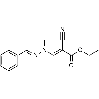 Ethyl 2-cyano-3-[1-methyl-2-(phenylmethylene)hydrazinyl]-2-propenoate|CS-0651448