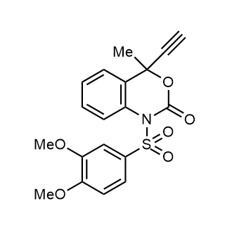 1-[(3,4-Dimethoxyphenyl)sulfonyl]-4-ethynyl-1,4-dihydro-4-methyl-2H-3,1-benzoxazin-2-one|CS-0651557