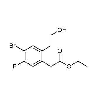 Ethyl 2-(4-bromo-5-fluoro-2-(2-hydroxyethyl)phenyl)acetate|CS-0651701