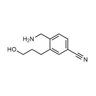 4-(Aminomethyl)-3-(3-hydroxypropyl)benzonitrile|CS-0651702
