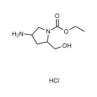 Ethyl 4-amino-2-(hydroxymethyl)pyrrolidine-1-carboxylate hydrochloride|CS-0651722
