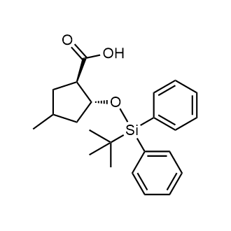 rel-(1R,2R)-2-((tert-Butyldiphenylsilyl)oxy)-4-methylcyclopentane-1-carboxylic acid|CS-0651729