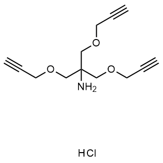 1,3-Bis(prop-2-yn-1-yloxy)-2-((prop-2-yn-1-yloxy)methyl)propan-2-amine hydrochloride|CS-0651890