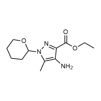 Ethyl 4-amino-5-methyl-1-(tetrahydro-2H-pyran-2-yl)-1H-pyrazole-3-carboxylate|CS-0651942