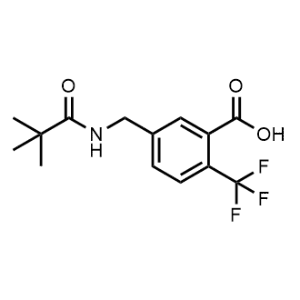 5-(Pivalamidomethyl)-2-(trifluoromethyl)benzoic acid|CS-0651997