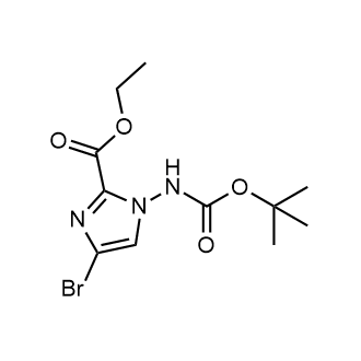 Ethyl 4-bromo-1-((tert-butoxycarbonyl)amino)-1H-imidazole-2-carboxylate|CS-0652157