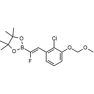 2-(2-(2-Chloro-3-(methoxymethoxy)phenyl)-1-fluorovinyl)-4,4,5,5-tetramethyl-1,3,2-dioxaborolane|CS-0652169