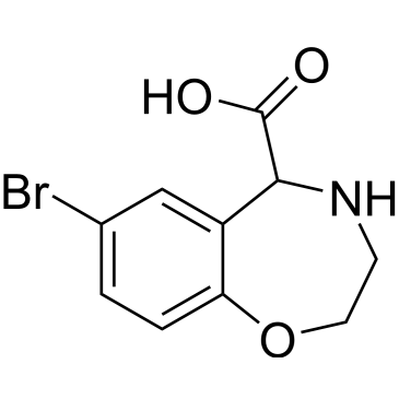 7-Bromo-2,3,4,5-tetrahydro-1,4-benzoxazepine-5-carboxylic acid|CS-0652635