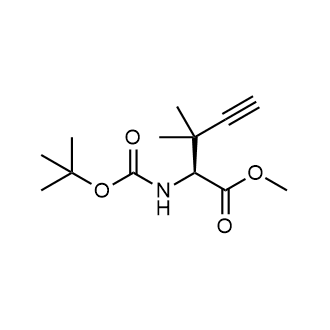 Methyl (S)-2-((tert-butoxycarbonyl)amino)-3,3-dimethylpent-4-ynoate|CS-0652754