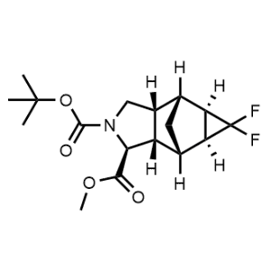 2-(tert-Butyl) 1-methyl (1S,3aR,4R,4aR,5aS,6S,6aS)-5,5-difluorooctahydro-4,6-methanocyclopropa[f]isoindole-1,2(1H)-dicarboxylate|CS-0652761