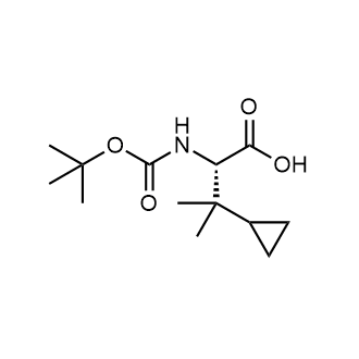 (S)-2-((tert-Butoxycarbonyl)amino)-3-cyclopropyl-3-methylbutanoic acid|CS-0652780