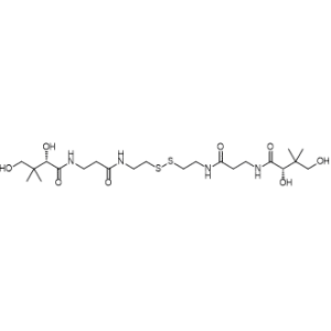 Butanamide, N,N′-[dithiobis[2,1-ethanediylimino(3-oxo-3,1-propanediyl)]]bis[2,4-dihydroxy-3,3-dimethyl-, (2S,2′S)-|CS-0653433