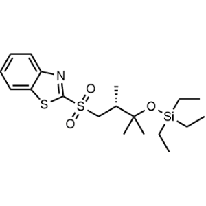 2-[[(2R)-2,3-Dimethyl-3-[(triethylsilyl)oxy]butyl]sulfonyl]benzothiazole|CS-0653466