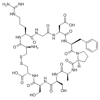 Cys-Arg-Gly-Asp-Phe-Pro-Ala-Ser-Ser-Cys Disulfide bridge:cys1-cys10|CS-0653502