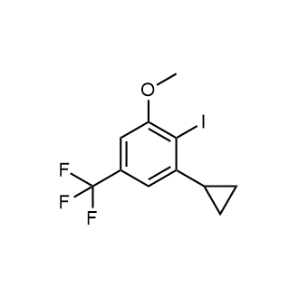 1-Cyclopropyl-2-iodo-3-methoxy-5-(trifluoromethyl)benzene|CS-0653551