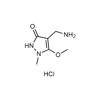 3H-Pyrazol-3-one, 4-(aminomethyl)-1,2-dihydro-5-methoxy-1-methyl-, hydrochloride 1:1|CS-0653913