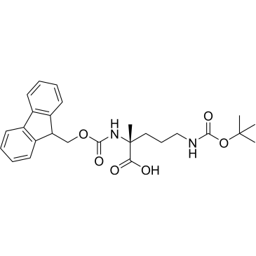 (R)-2-((((9H-Fluoren-9-yl)methoxy)carbonyl)amino)-5-((tert-butoxycarbonyl)amino)-2-methylpentanoic acid|CS-0654036