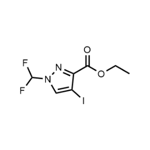 Ethyl 1-(difluoromethyl)-4-iodo-1H-pyrazole-3-carboxylate|CS-0654065