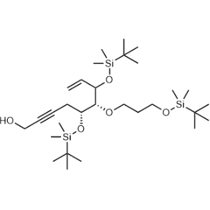 (5R,6R)-5,7-Bis[[(1,1-dimethylethyl)dimethylsilyl]oxy]-6-[3-[[(1,1-dimethylethyl)dimethylsilyl]oxy]propoxy]-8-nonen-2-yn-1-ol|CS-0654136