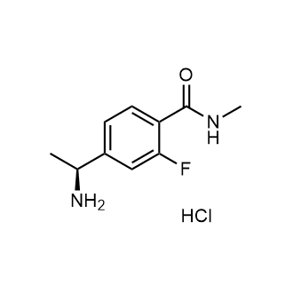 Benzamide, 4-[(1S)-1-aminoethyl]-2-fluoro-N-methyl-, hydrochloride 1:1|CS-0654187