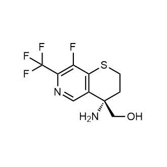 (4S)-4-Amino-8-fluoro-3,4-dihydro-7-(trifluoromethyl)-2H-thiopyrano[3,2-c]pyridine-4-methanol|CS-0654297