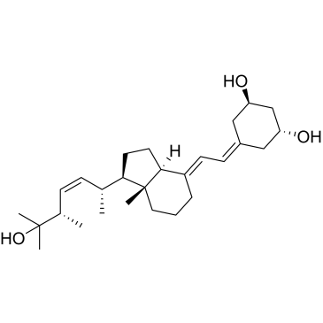 (1R,3R)-5-[(2E)-2-[(1R,3aS,7aR)-Octahydro-1-[(1R,2Z,4S)-5-hydroxy-1,4,5-trimethyl-2-hexen-1-yl]-7a-methyl-4H-inden-4-ylidene]ethylidene]-1,3-cyclohexanediol|CS-0654508