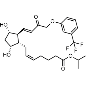 rel-1-Methylethyl (5Z)-7-[(1R,2R,3R,5S)-3,5-dihydroxy-2-[(1E)-3-oxo-4-[3-(trifluoromethyl)phenoxy]-1-buten-1-yl]cyclopentyl]-5-heptenoate|CS-0655203