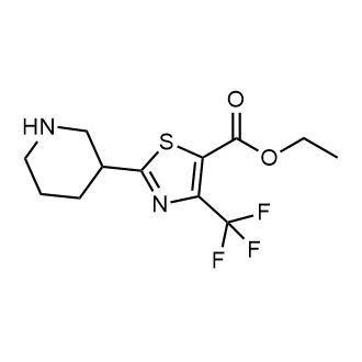 Ethyl 2-(3-piperidinyl)-4-(trifluoromethyl)-5-thiazolecarboxylate|CS-0655312