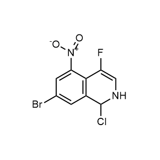 7-Bromo-1-chloro-4-fluoro-1,2-dihydro-5-nitroisoquinoline|CS-0655500