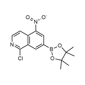 1-Chloro-5-nitro-7-(4,4,5,5-tetramethyl-1,3,2-dioxaborolan-2-yl)isoquinoline|CS-0655506