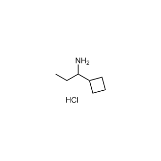1-Cyclobutylpropan-1-amine hydrochloride|CS-0655543