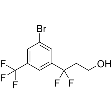 3-(3-Bromo-5-(trifluoromethyl)phenyl)-3,3-difluoropropan-1-ol|CS-0655560