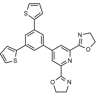 2,6-Bis(4,5-dihydro-2-oxazolyl)-4-(3,5-di-2-thienylphenyl)pyridine|CS-0655658