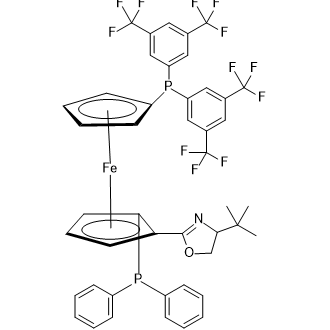 (2R)-1'-[Bis[3,5-bis(trifluoromethyl)phenyl]phosphino]-1-[(4S)-4-(1,1-dimethylethyl)-4,5-dihydro-2-oxazolyl]-2-(diphenylphosphino)-Ferrocene|CS-0655703
