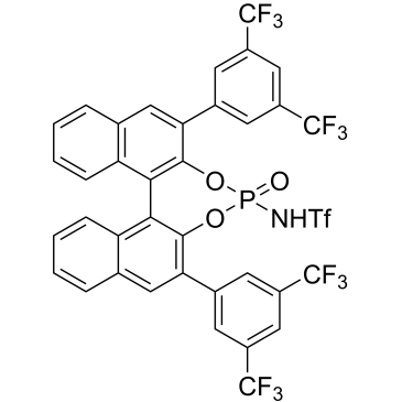 N-(2,6-Bis(3,5-bis(trifluoromethyl)phenyl)-4-oxidodinaphtho[2,1-d:1',2'-f][1,3,2]dioxaphosphepin-4-yl)-1,1,1-trifluoromethanesulfonamide|CS-0655774