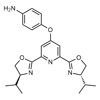 4-[[2,6-Bis[(4S)-4,5-dihydro-4-(1-methylethyl)-2-oxazolyl]-4-pyridinyl]oxy]benzenamine|CS-0655827