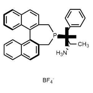 4H-Dinaphtho[2,1-c:1′,2′-e]phosphepin-4-ethanamine, 3,5-dihydro-α-methyl-β-phenyl-, (αS,βS,4R,11bS)-, tetrafluoroborate(1-) 1:1|CS-0655869