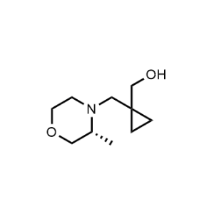 Cyclopropanemethanol, 1-[[(3R)-3-methyl-4-morpholinyl]methyl]-|CS-0656072