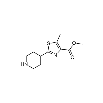 Methyl 5-methyl-2-(4-piperidinyl)-4-thiazolecarboxylate|CS-0656079
