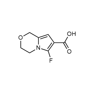 6-Fluoro-3,4-dihydro-1H-pyrrolo[2,1-c][1,4]oxazine-7-carboxylic acid|CS-0656111
