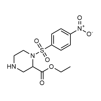 Ethyl 1-((4-nitrophenyl)sulfonyl)piperazine-2-carboxylate|CS-0656143